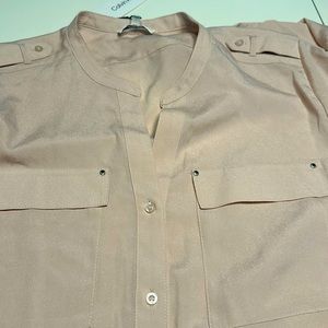 Beige Calvin Klein blouse